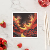 Schöne Herbstkugel gefärbt Newtonbrot Serviette (Beispiel)