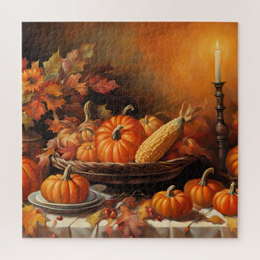Schöne Herbstkürbisse Puzzle (Vertikal)