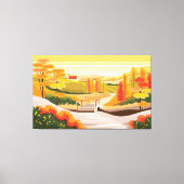 Schöne Herbstlandschaft Leinwanddruck (Vorderseite)