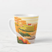 Schöne Herbstlandschaft Milchtasse (Linke Ecke)