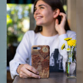 Schöne Herbstlaub Personalisiert Name Case-Mate iPhone Hülle