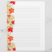 Schöne Herbstlaube im Herbst - Papier für Papier (Vorderseite)