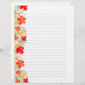 Schöne Herbstlaube im Herbst - Papier für Papier (Vorne/Hinten)