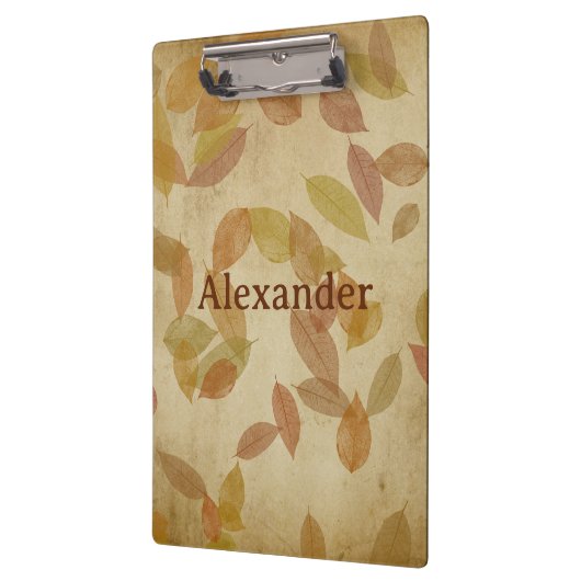 Schöne Herbstlaube Klemmbrett (Links)