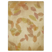 Schöne Herbstlaube Klemmbrett (Rückseite)