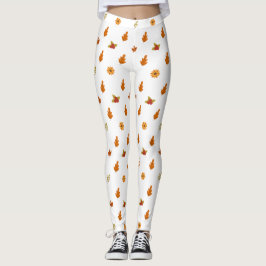 Schöne Herbstleaves Blume Muster Girl Leggings
