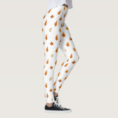Schöne Herbstleaves Blume Muster Girl Leggings (Rechts)