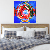 Schöne herbstliche Kunst Leinwanddruck (Insitu (Schlafzimmer))