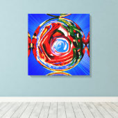 Schöne herbstliche Kunst Leinwanddruck (Insitu (Holzboden))