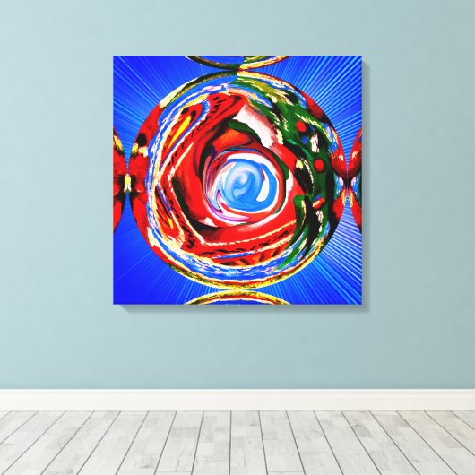 Schöne herbstliche Kunst Leinwanddruck (Insitu (Holzboden))