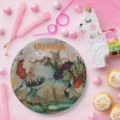 Schöne Herbstmalerei Dankbare Teller (Party)