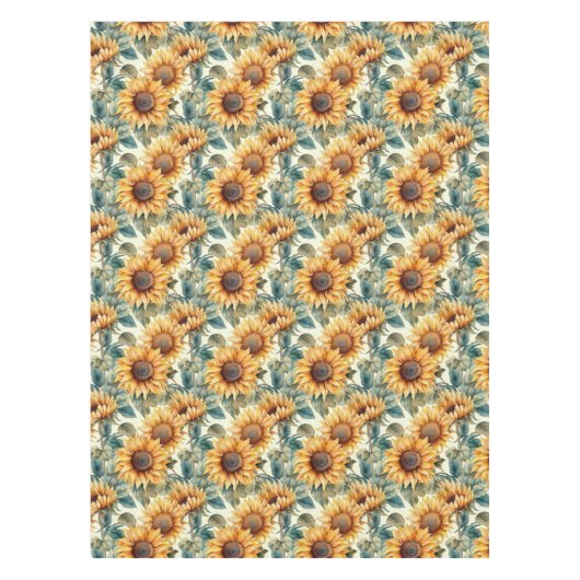 Schöne Herbstsonne Tischdecke (Vorderseite)