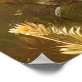 Schöne Herbstsonnenblumen Wildblumen Poster (Ecke)