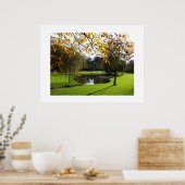 Schöne Herbstszene in Jersey Poster (Küche)