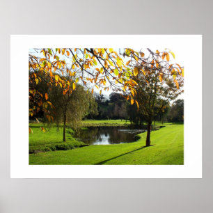 Schöne Herbstszene in Jersey Poster