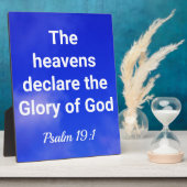 Schöne Herrlichkeit der Bibel Verse Gottes Fotoplatte (Seite)