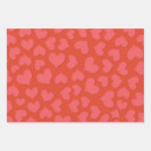 SCHÖNE HERZEN GESCHENKPAPIER SET (Vorderseite)