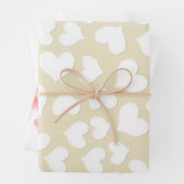 SCHÖNE HERZEN GESCHENKPAPIER SET (Beispiel)