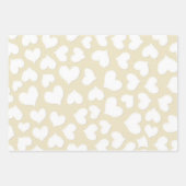 SCHÖNE HERZEN GESCHENKPAPIER SET (Vorderseite)