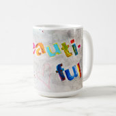 Schöne Herzen Kaffeetasse (VorderseiteRechts)