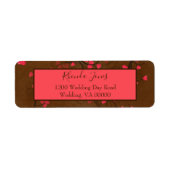 Schöne Herzen rot und braun (Vorne)