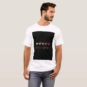 Schöne Herzgestaltung T-Shirt (Vorne ganz)