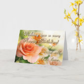 Schöne "Herzlichen Glückwunsch zum Geburtstag" Kar Karte (Gelbe Blume)