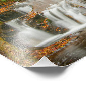 Schöne Herzöge Bach Wasserfall in N. Georgia Fotodruck (Ecke)