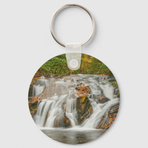 Schöne Herzöge Bach Wasserfall in N. Georgien Schlüsselanhänger