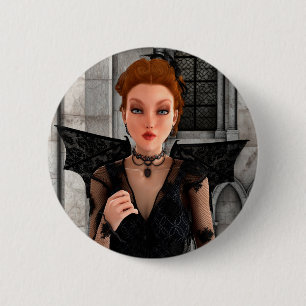 Schöne Hexe Button
