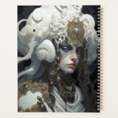 Schöne Hexe Dämon Königin Fantasy Kunst Planer (Rückseite)