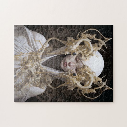 Schöne Hexe Dämon Königin Fantasy Kunst Puzzle (Horizontal)