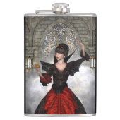 Schöne Hexe Flachmann (Vorderseite)