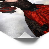 Schöne Hexe Fotodruck (Ecke)