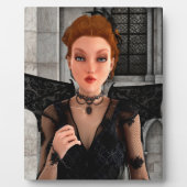 Schöne Hexe Fotoplatte (Vorderseite)