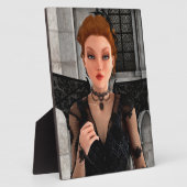 Schöne Hexe Fotoplatte (Seite)