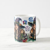 Schöne Hexe Kaffeetasse (VorderseiteRechts)
