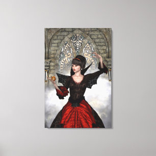 Schöne Hexe Leinwanddruck