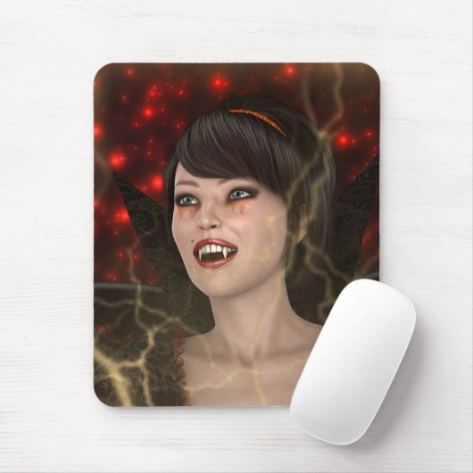 Schöne Hexe Mousepad (Mit Mouse)