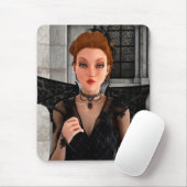 Schöne Hexe Mousepad (Mit Mouse)