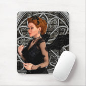 Schöne Hexe Mousepad (Mit Mouse)