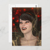 Schöne Hexe Postkarte (Vorne/Hinten)