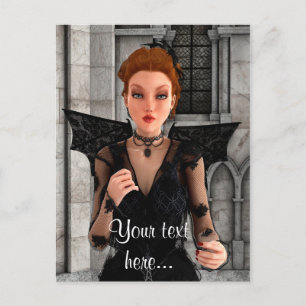 Schöne Hexe Postkarte