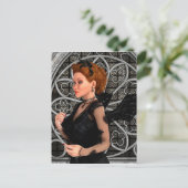 Schöne Hexe Postkarte (Stehend Vorderseite)