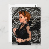 Schöne Hexe Postkarte (Vorne/Hinten)