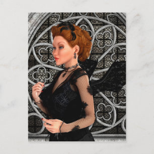 Schöne Hexe Postkarte