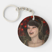Schöne Hexe Schlüsselanhänger (Vorderseite)
