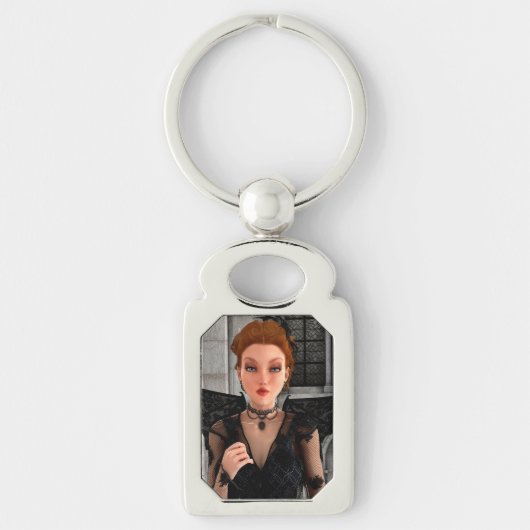 Schöne Hexe Schlüsselanhänger (Vorderseite)