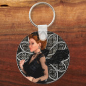 Schöne Hexe Schlüsselanhänger (Vorderseite)
