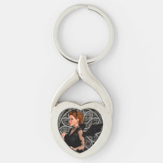 Schöne Hexe Schlüsselanhänger (Vorderseite)